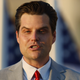 Rep. Matt Gaetz (R-Fla.) speaks during the “Save America Summit” at the Trump National Doral golf resort on April 09, 2021 in Doral, Florida. Mr. Gaetz addressed the summit hosted by Women for America First as the Justice Department is investigating the Congressman for allegations of sex with a minor and child sex trafficking.